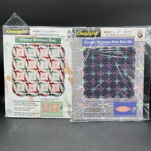 Omnigrid Double Wedding Ring & Add On sets Rotary Cutting‎ Templates Jorgenson
